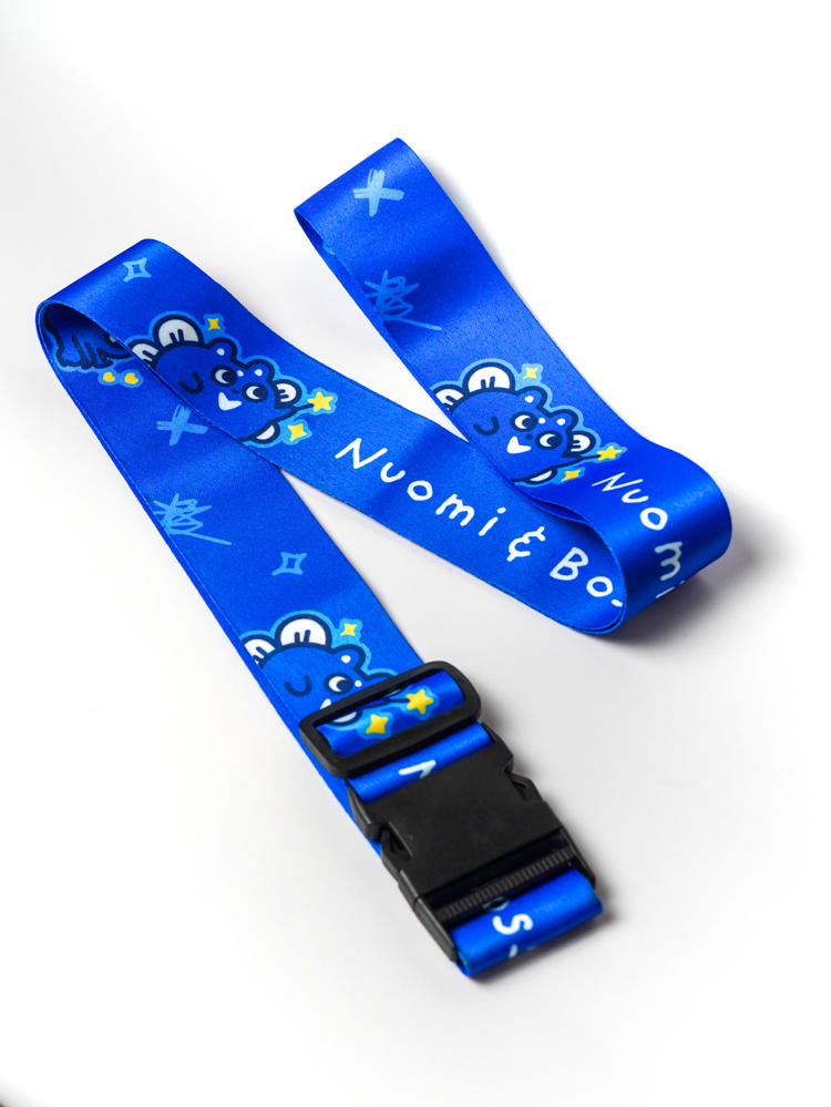 Nuomi｜繽紛旅色行李束帶｜藍夜星空冒險