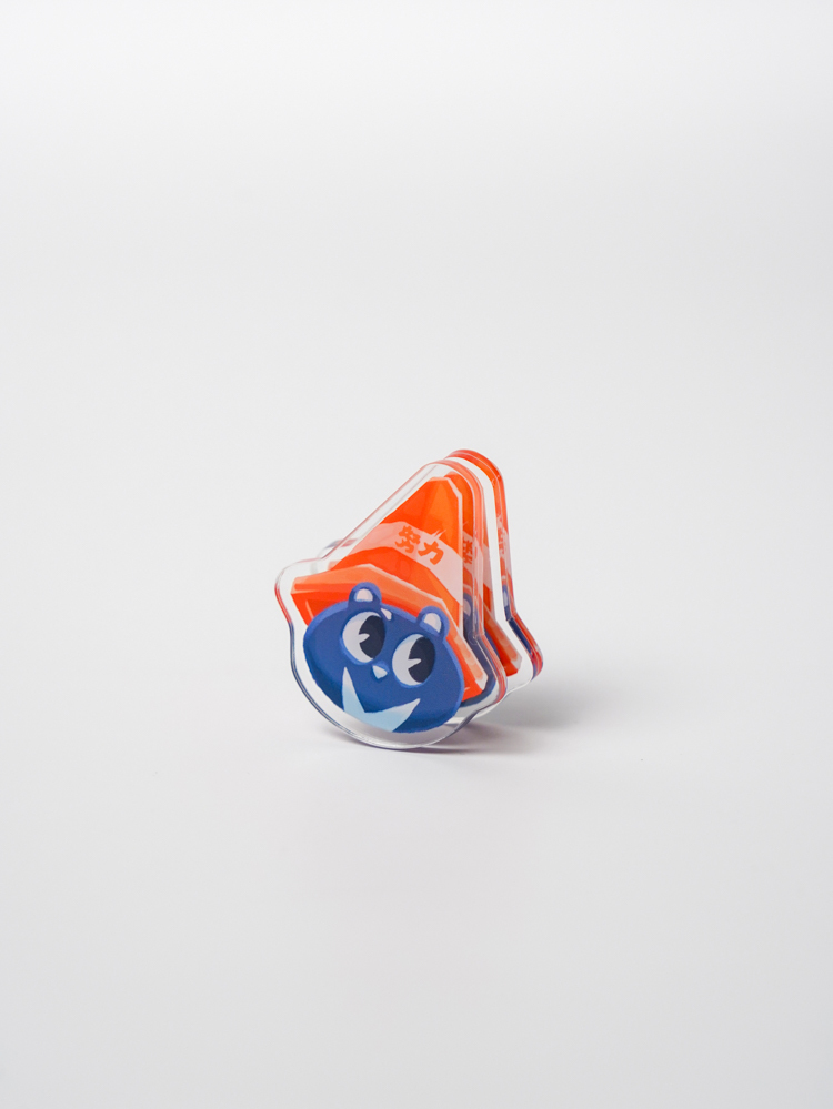 Nuomi｜壓克力造型夾｜努力裝忙