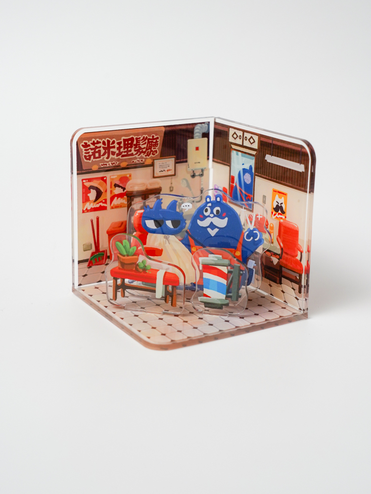 Nuomi｜方形商店立牌｜理髮廳