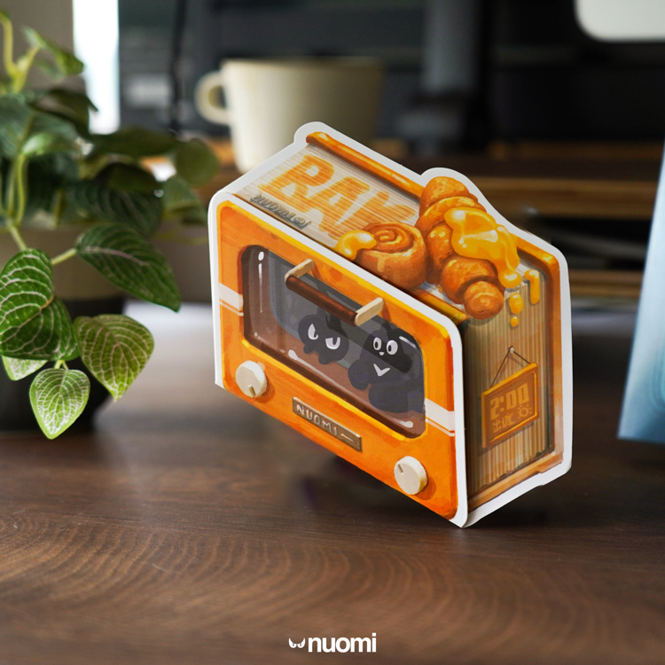 Nuomi｜摺頁卡片｜麵包之書