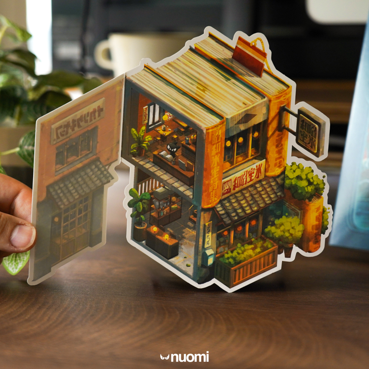 Nuomi｜摺頁卡片｜昭和冰店之書