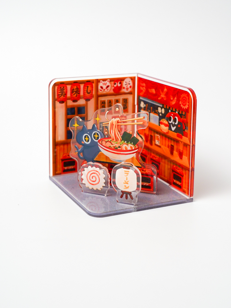 Nuomi｜方形商店立牌｜美味拉麵