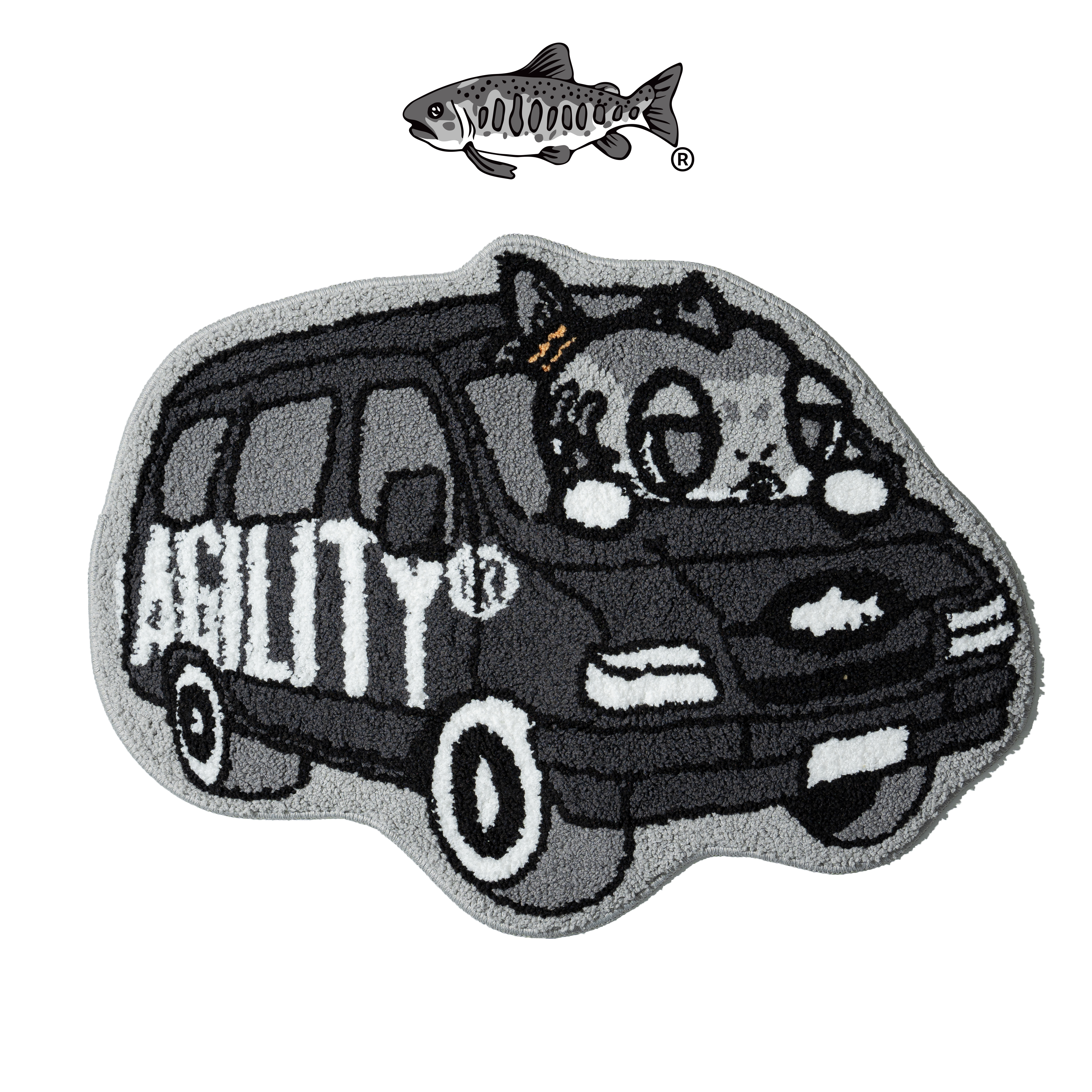 AGILITY HOUSE - Salmon Runner Carpet  加厚 植絨 編織 鮭魚號 地毯 [AH-SA1]