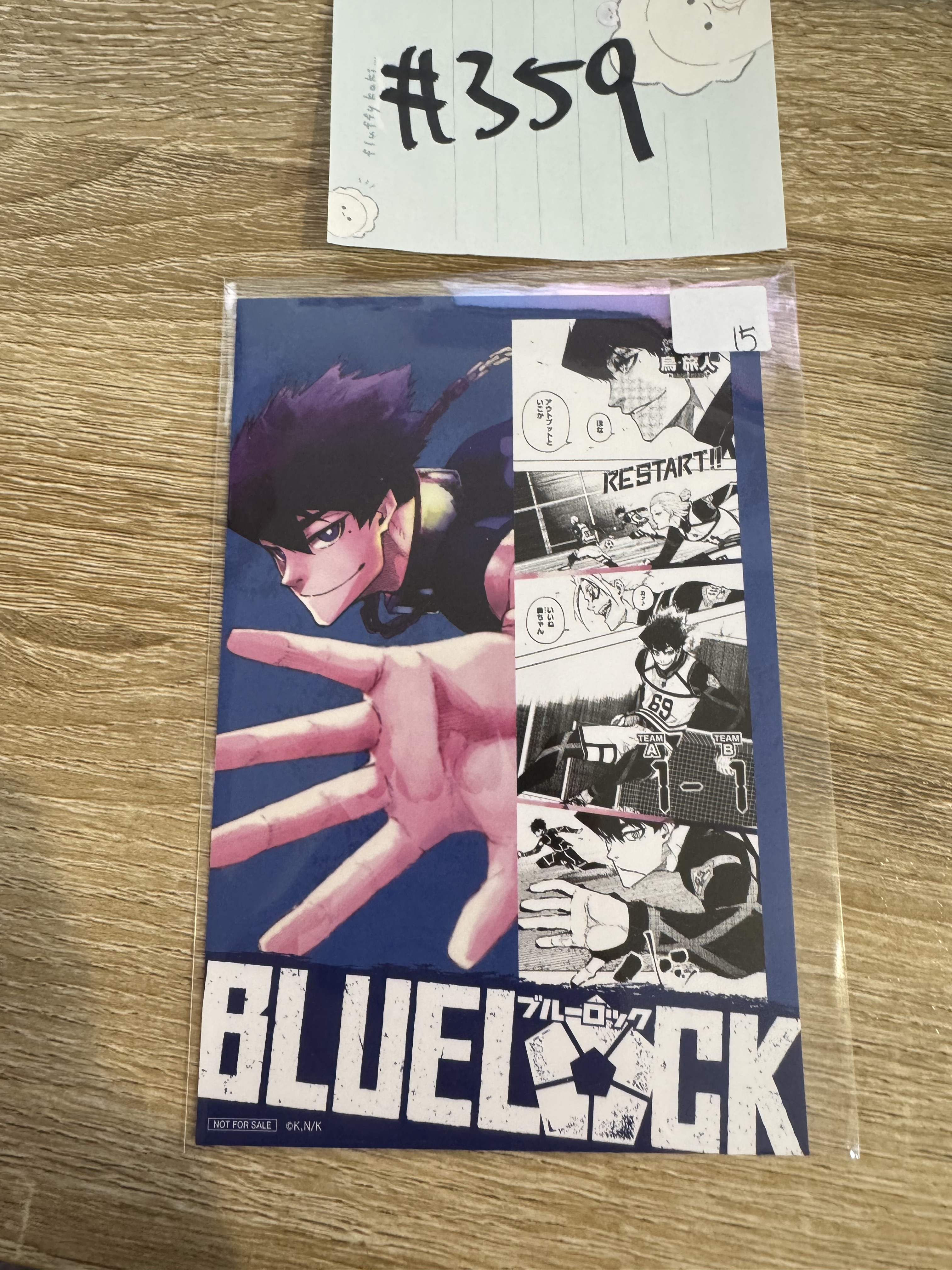 BlueLock 旅人 明信片 #359