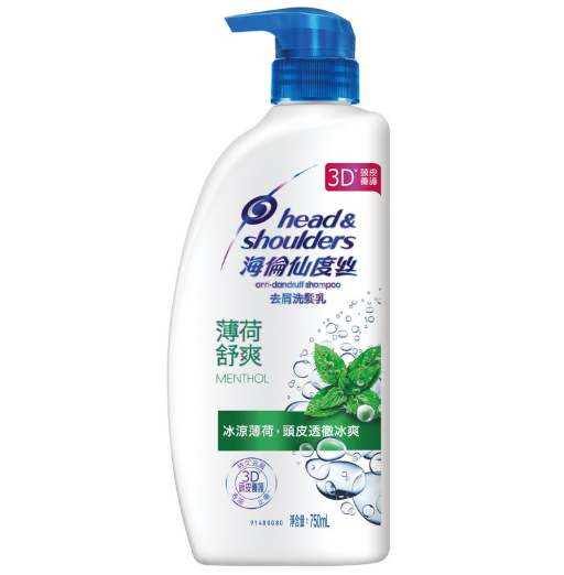 Head and Shoulders 海倫仙度絲 薄荷舒爽去屑洗髮露950ml