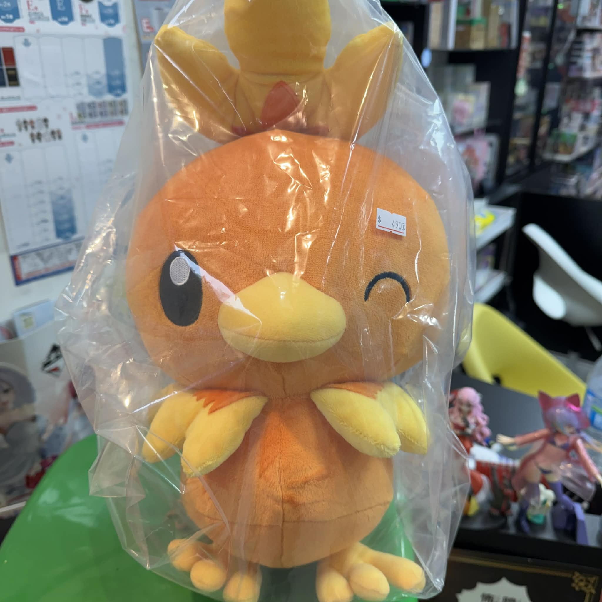 BP 代理版 絨毛娃娃 精靈寶可夢 火稚雞 眨眼ver.