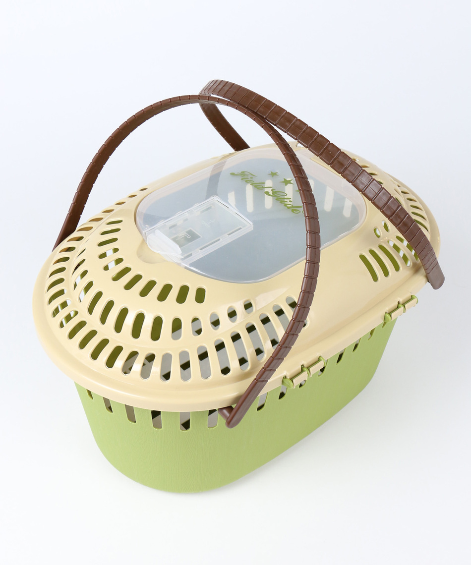 【PET PARADISE】寵物用品-外出提籃 野餐風 綠