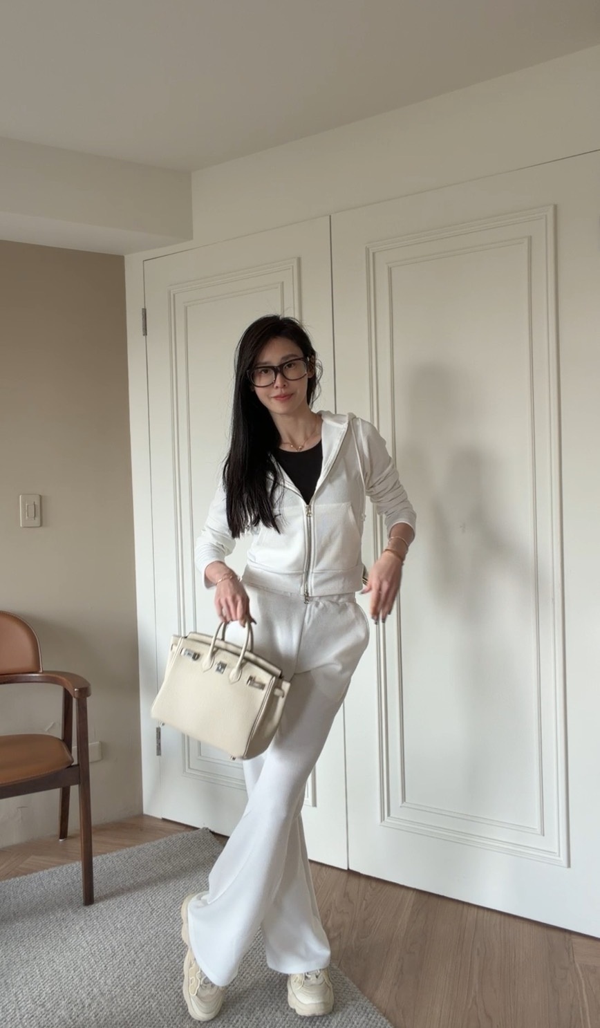 【新款少量現貨】｜韓國｜休閒套裝(外套+寬褲)