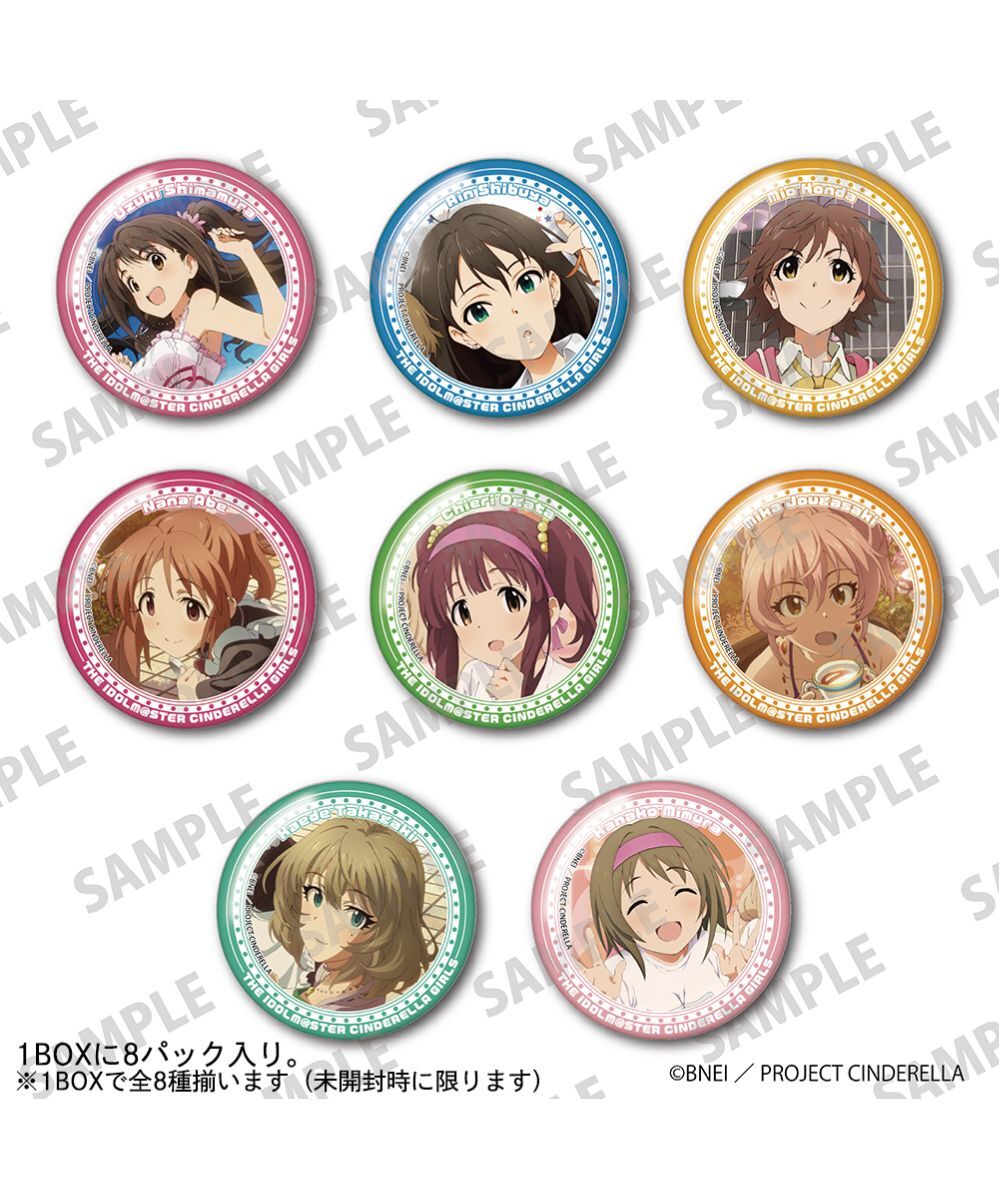 預購-TV動畫「偶像大師 灰姑娘女孩」集換式徽章 Vol.2 BOX販售【日本進口精品】
