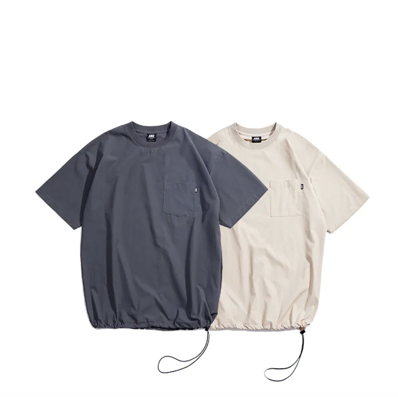 【KIKS】機能抽繩下襬口袋 TEE