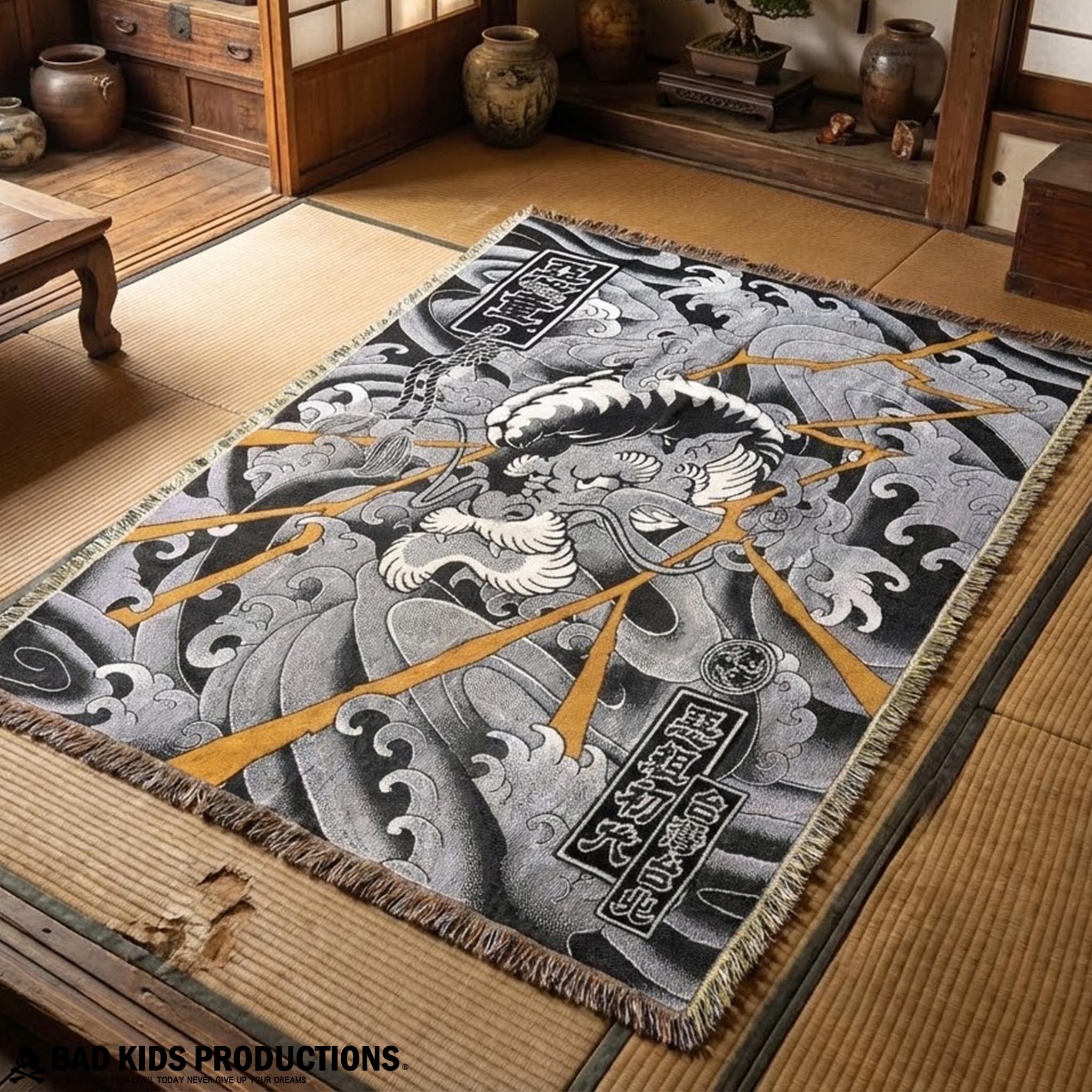 BAD KIDS 惡童 24A/W Dragon blanket  (15周年限定露營毯 / 標準雙人床尺寸)