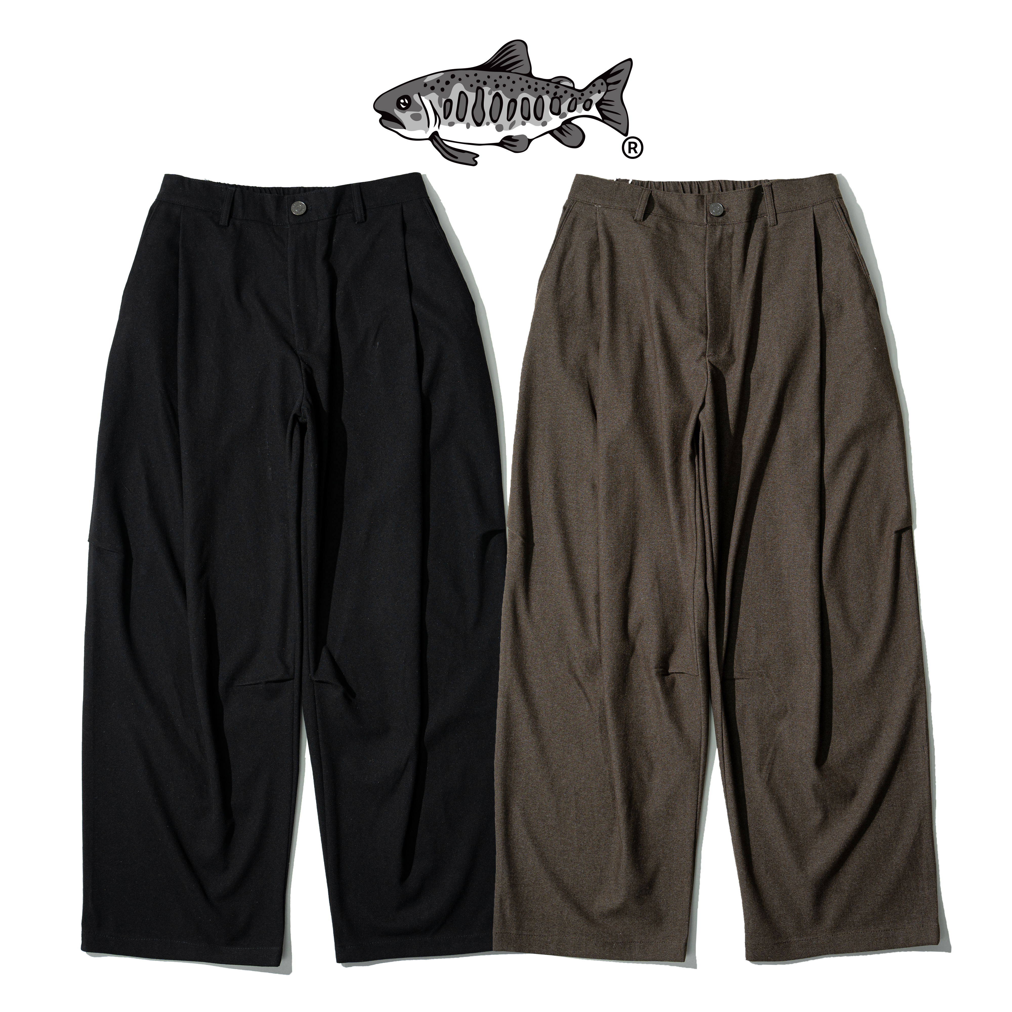 AGILITY Pleated Wool Wide Leg Pants 羊毛 打褶 闊腿長褲 [P45]