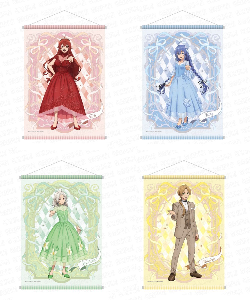 預購-「無職轉生Ⅲ～到了異世界就拿出真本事」動畫播放5周年紀念 B2掛軸 系列【日本進口精品】