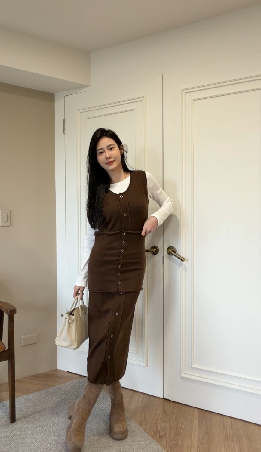 *少量現貨特惠*｜韓國｜兩件式穿搭洋裝