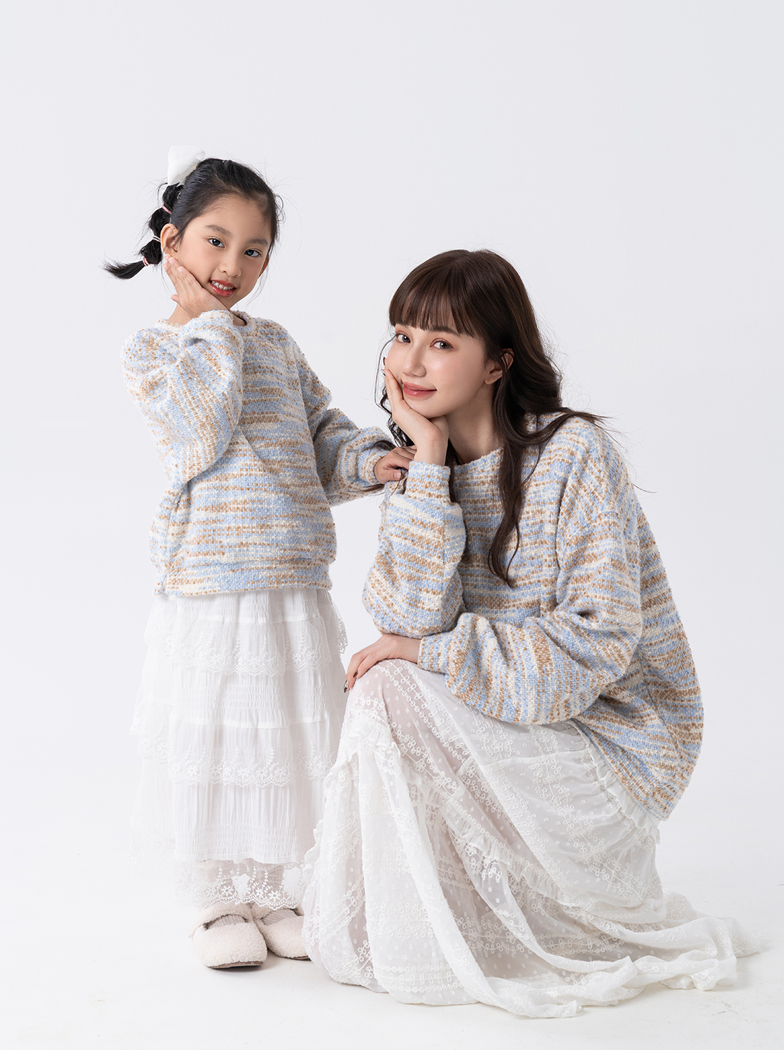 毛圈彩點長袖T恤【童裝】