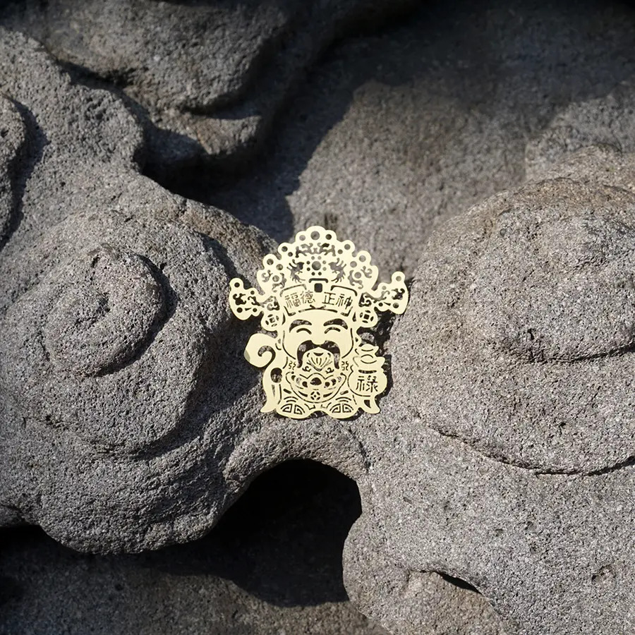 麥麥大節慶 福德正神 金屬書籤｜MARK TAIWAN 臺灣