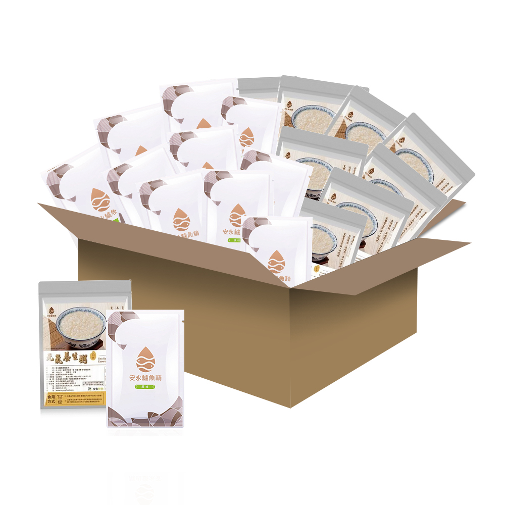 【安永鮮物】鱸魚精15包+【安永鮮物】鱸魚精養生粥15包(常溫)(結帳再享9折優惠)