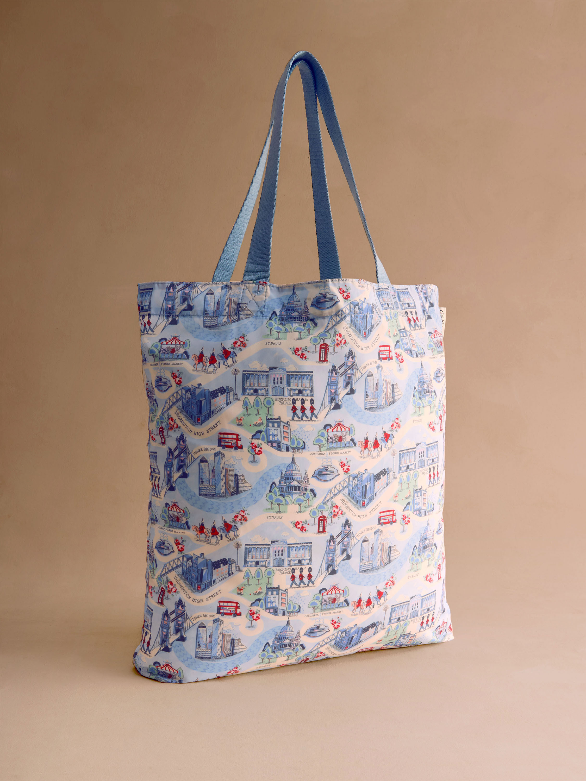 London Town 釘釦式口袋折疊購物袋