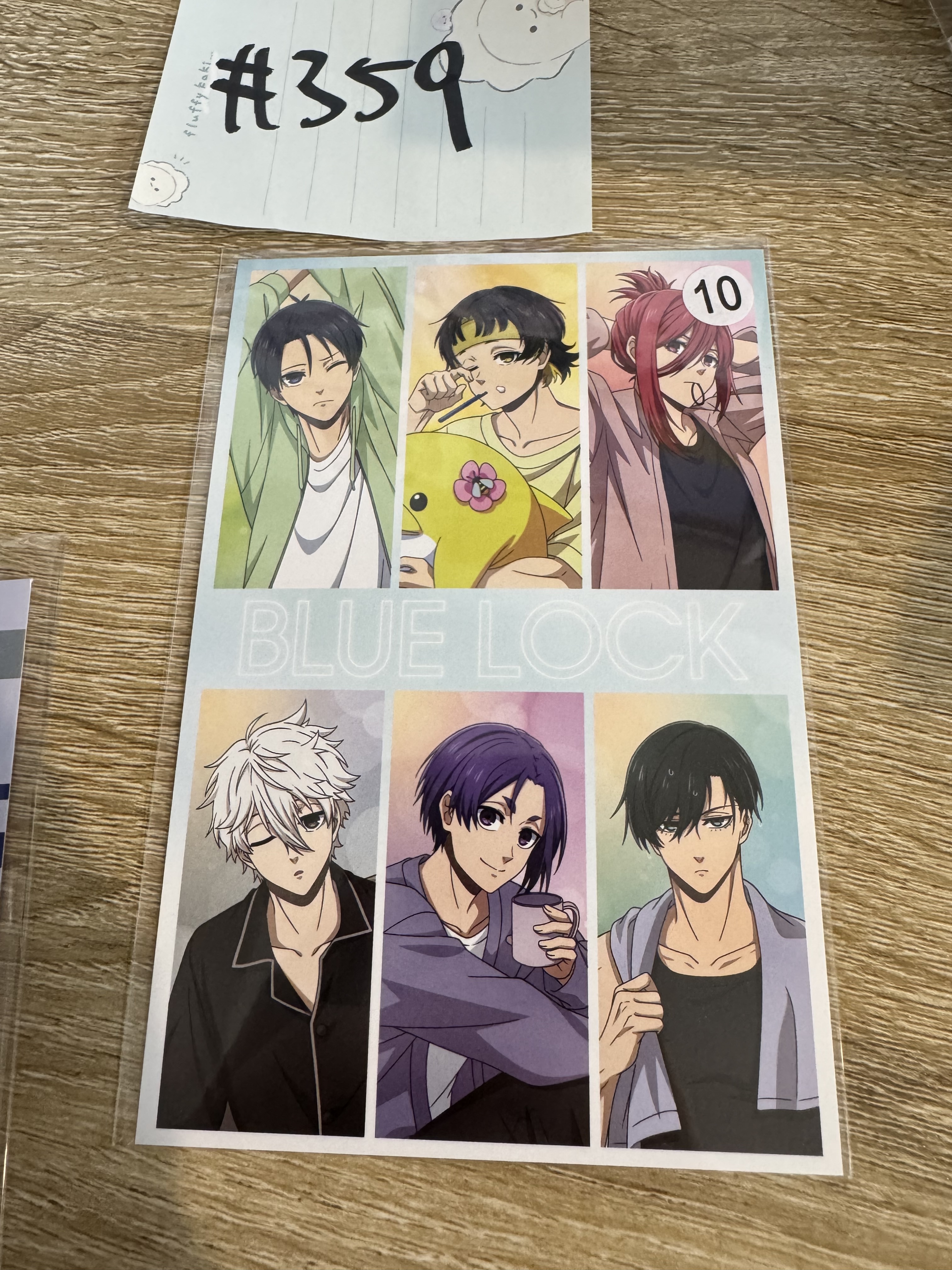 BlueLock 6人  明信片 #359