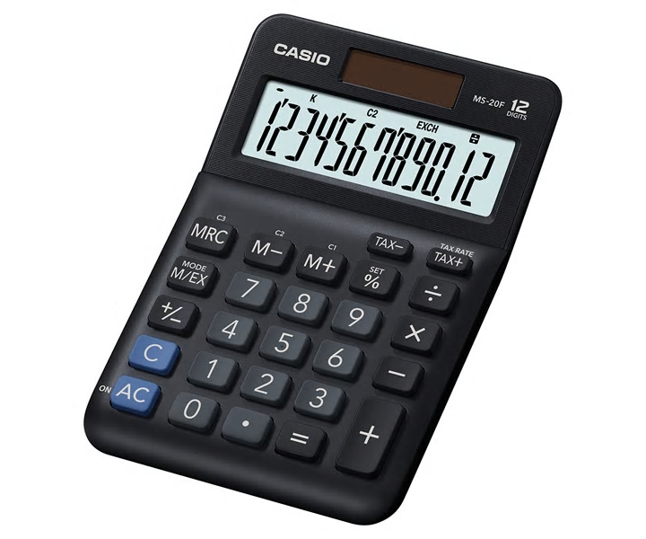 卡西歐 MS-20F (12位) 桌上計算機 500901880