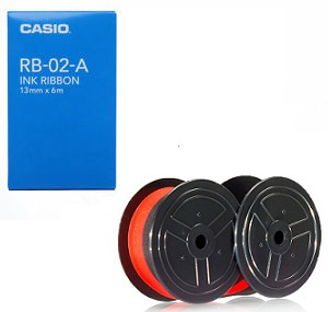 卡西歐 RB-02 紅黑雙色計數機用墨轆 500902020