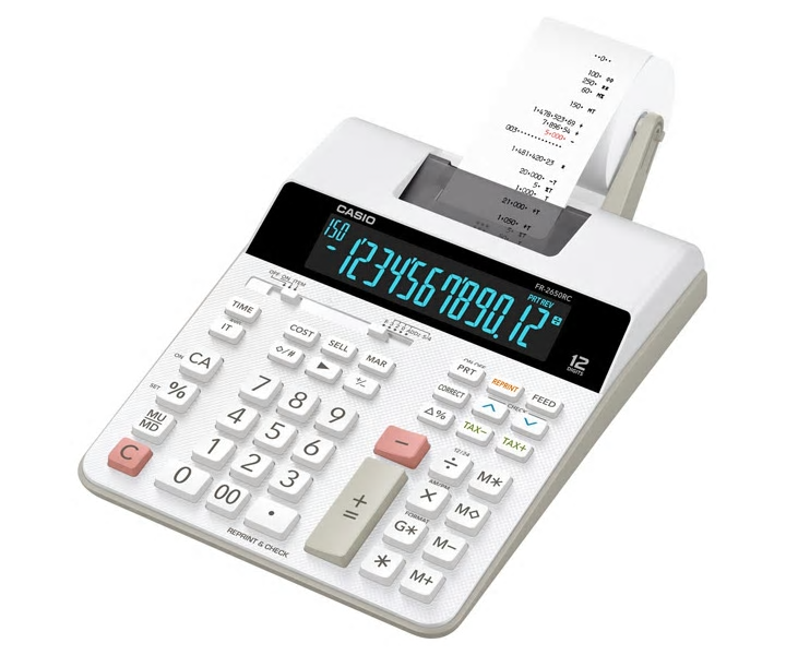 卡西歐 FR-2650RC 列印出紙計算機 (12位) 500986650