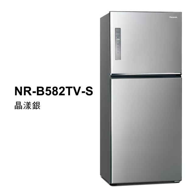 國際雙門冰箱 經典變頻系列 無邊框鋼板/玻璃 NR-B582TV/NR-B582TG (580L)