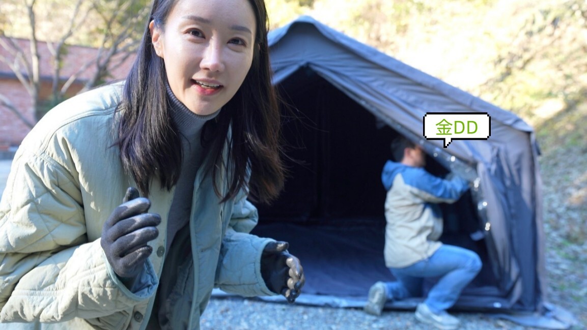 冬季長期露營 10.0 + Familia 兩帳連接 空間大又舒服