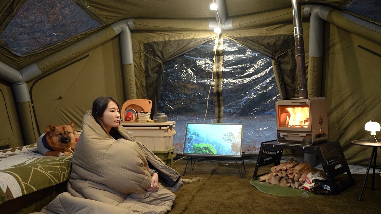 海拔 500 公尺 深山裡的 Bestona 充氣帳 單人秋露