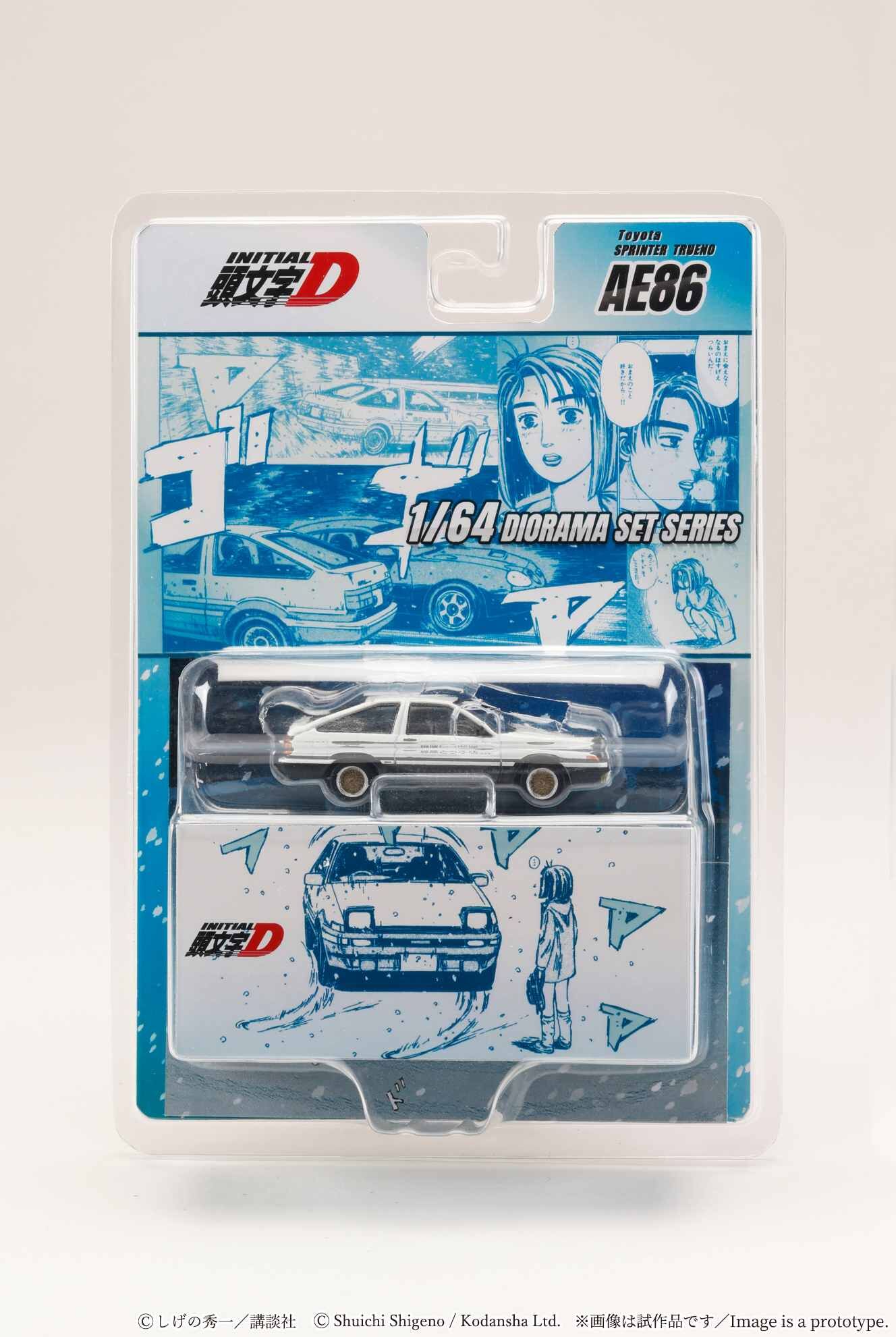 預訂:1/64 HOBBY JAPAN Toyota SPRINTER TRUENO (AE86)/ INITIAL D Takumi Fujiwara AND Natsuki Mogi (HJDMD001F)
