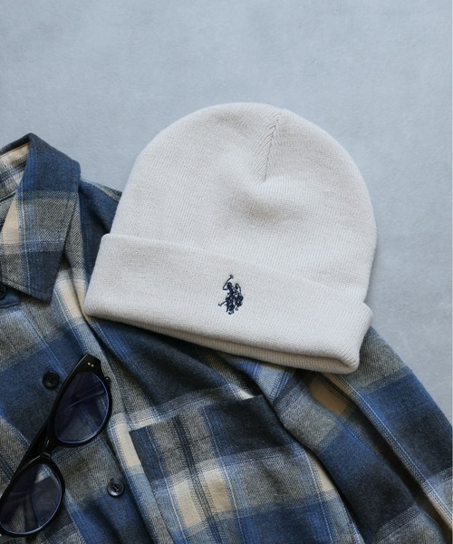 <500有找!!限時2天超甜價>U.S. POLO ASSN. 日本 復古 限定款 刺繡 針織 毛帽