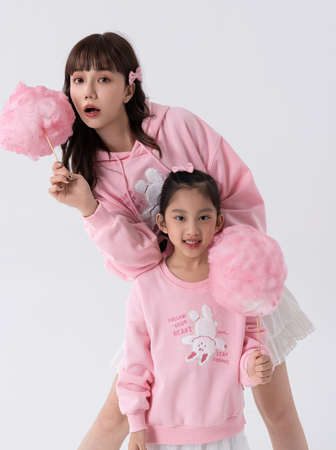 軟軟兔日常貼布繡TEE【童裝】【親子款】