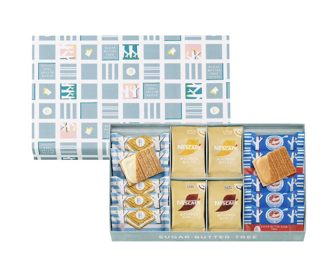 【現貨】Sugar Butter Tree｜焦糖布丁味奶油夾心餅 雀巢咖啡Whip Time套裝