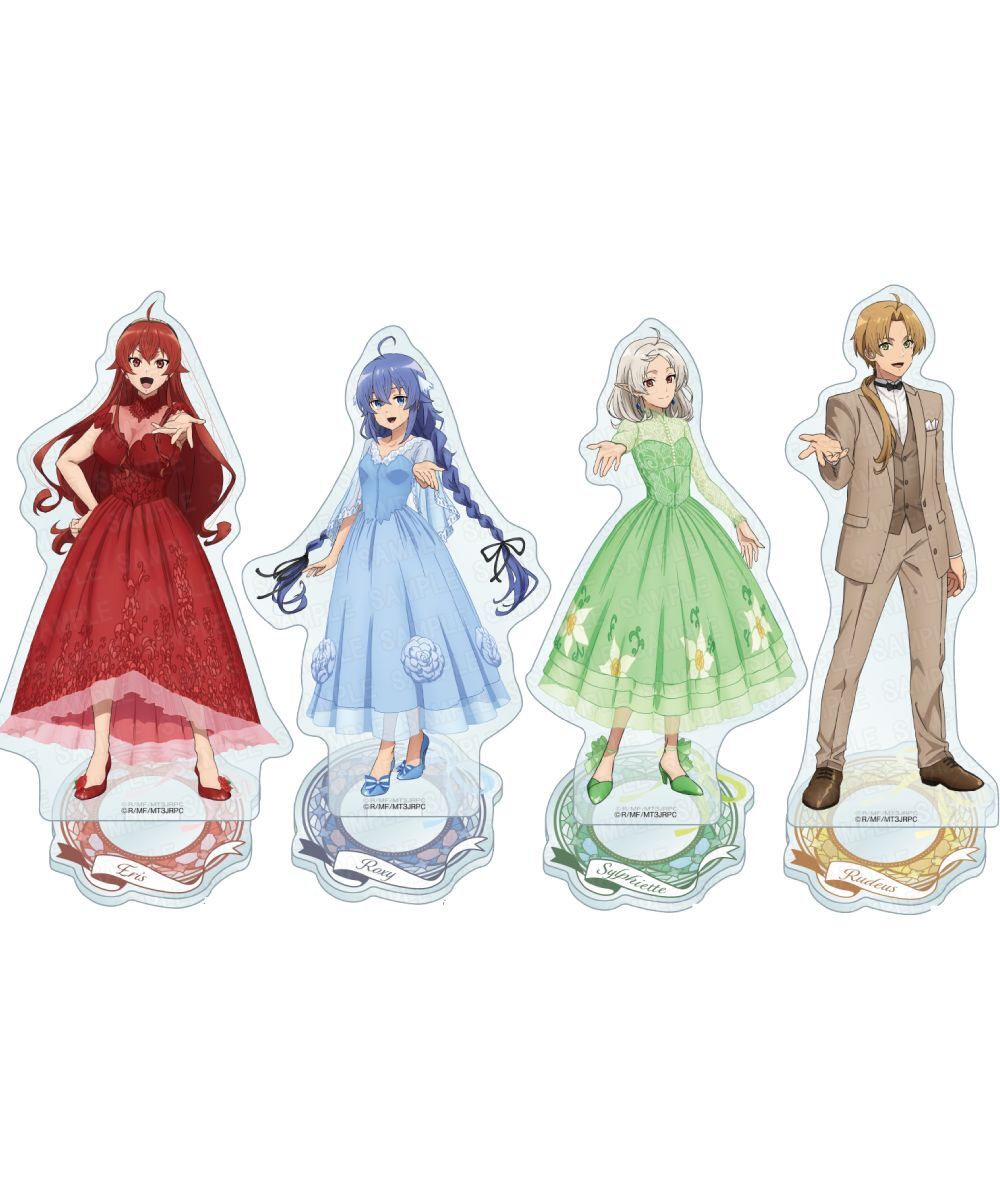 預購-「無職轉生Ⅲ～到了異世界就拿出真本事」動畫播放5周年紀念 壓克力人形立牌 系列【日本進口精品】