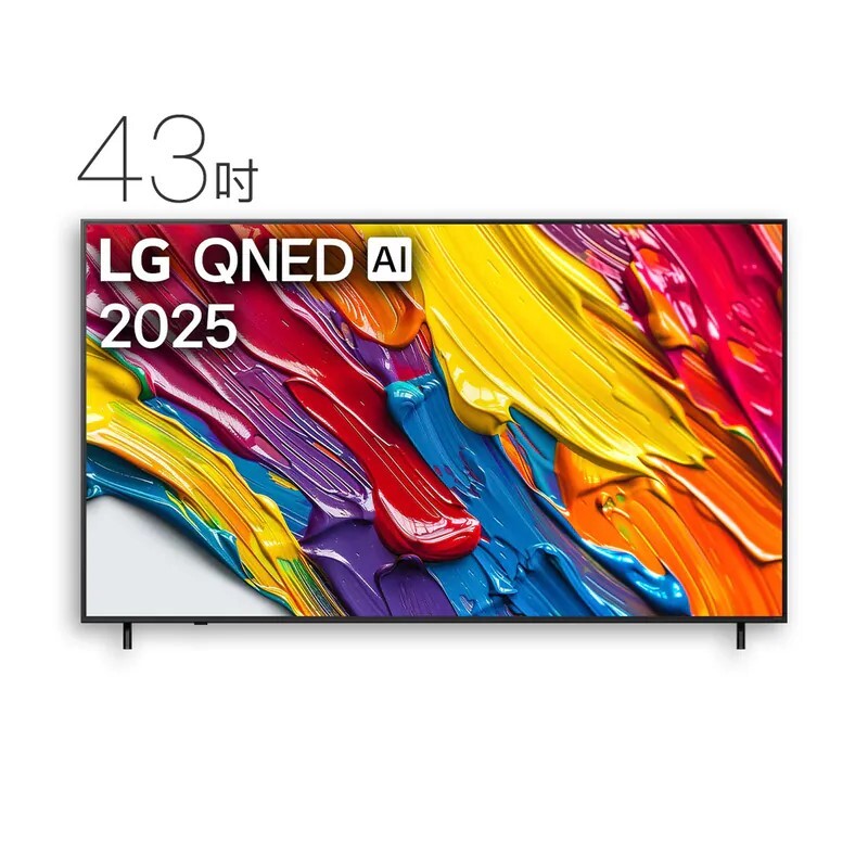 LG 樂金43型 4K AI語音物聯網 QNED顯示器 電視  43QNED82ATA