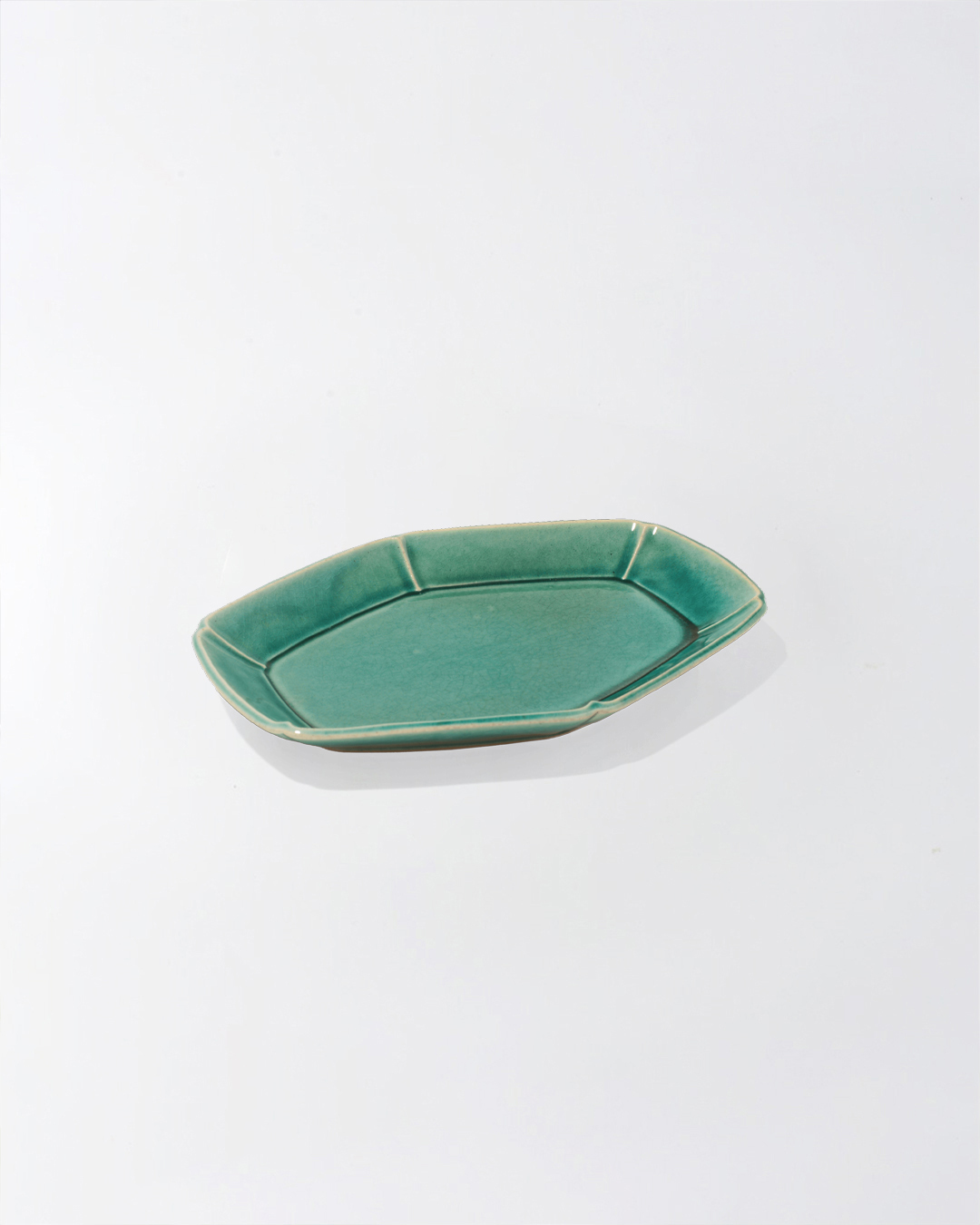 Lentus 六角長碟 土耳其綠｜studio m'