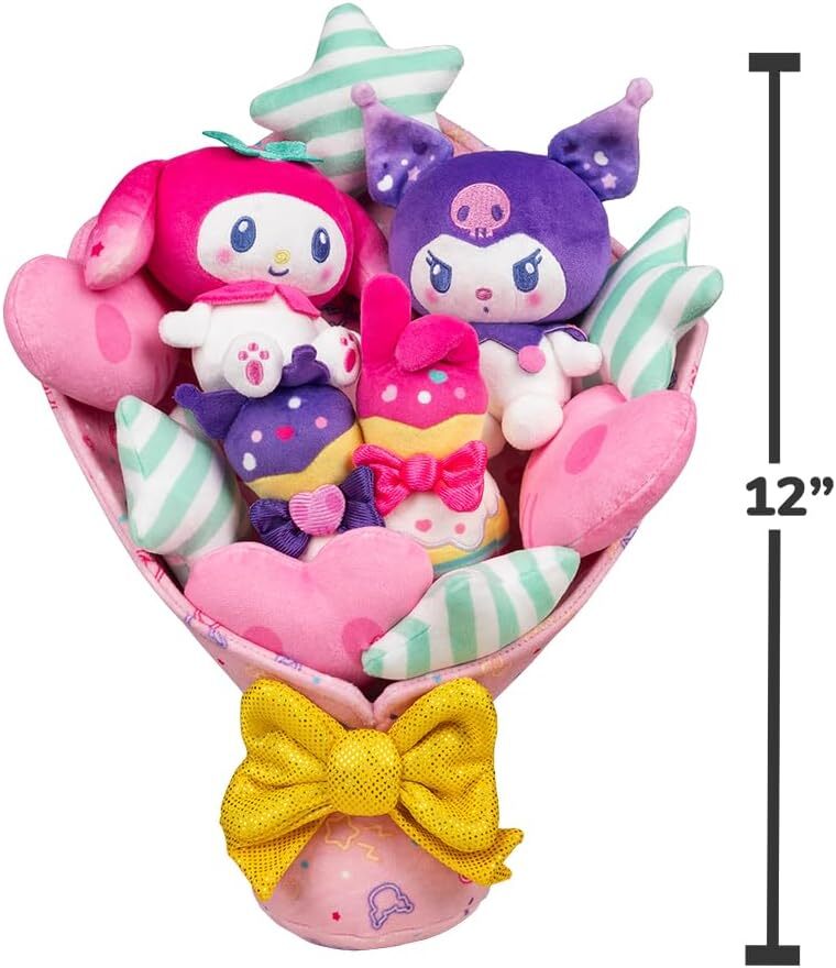 酷洛米&美樂蒂-紀念絨毛花束