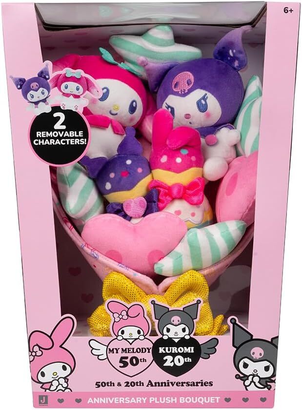 酷洛米&美樂蒂-紀念絨毛花束