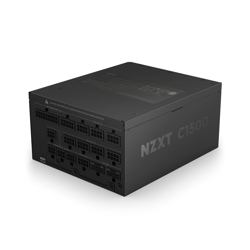 NZXT 恩傑 C1500 白金 ATX3.1/全日系電容/PCIe 5.1 黑色全模電源供應器