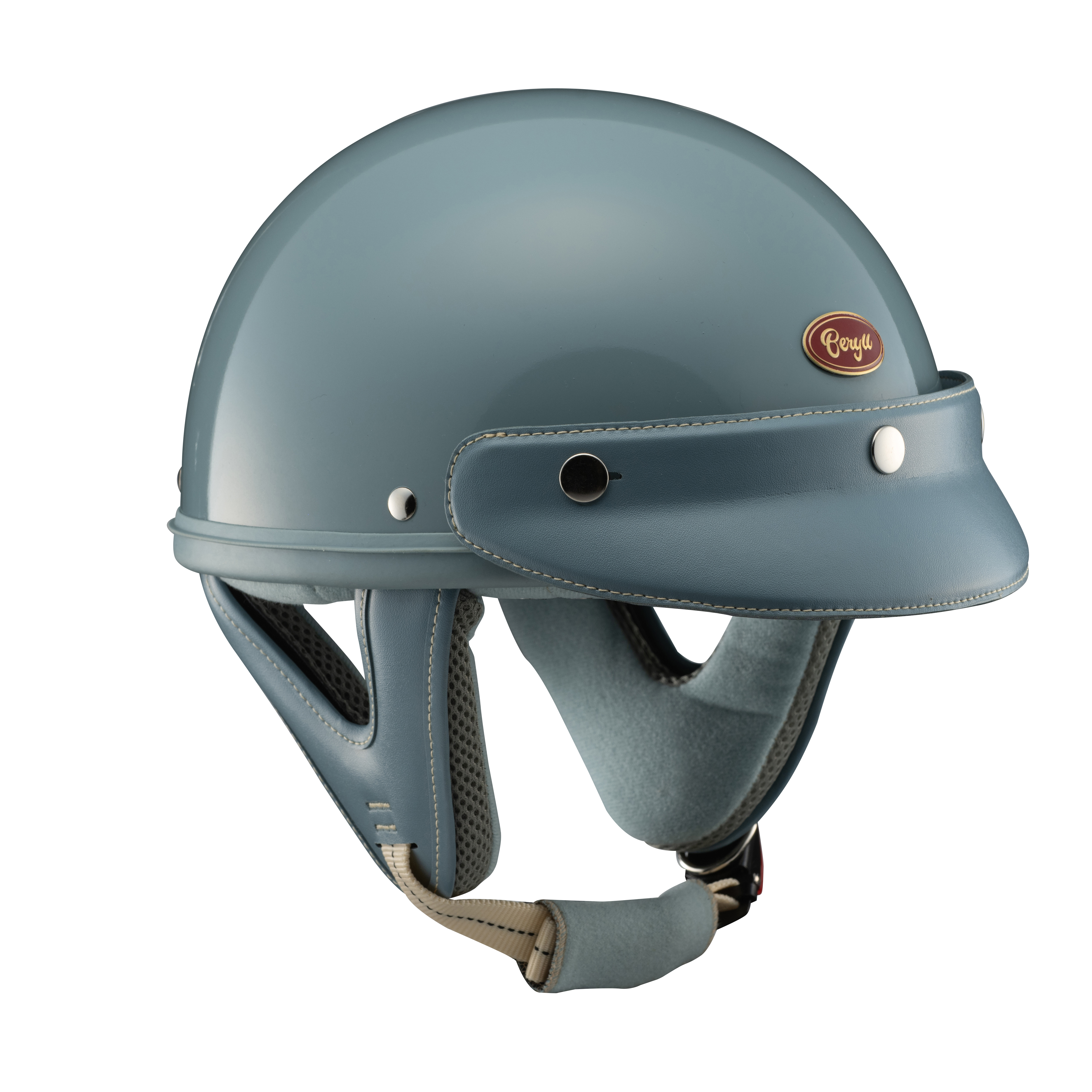 半罩 Beryll One Tone 靜謐藍 帽簷版