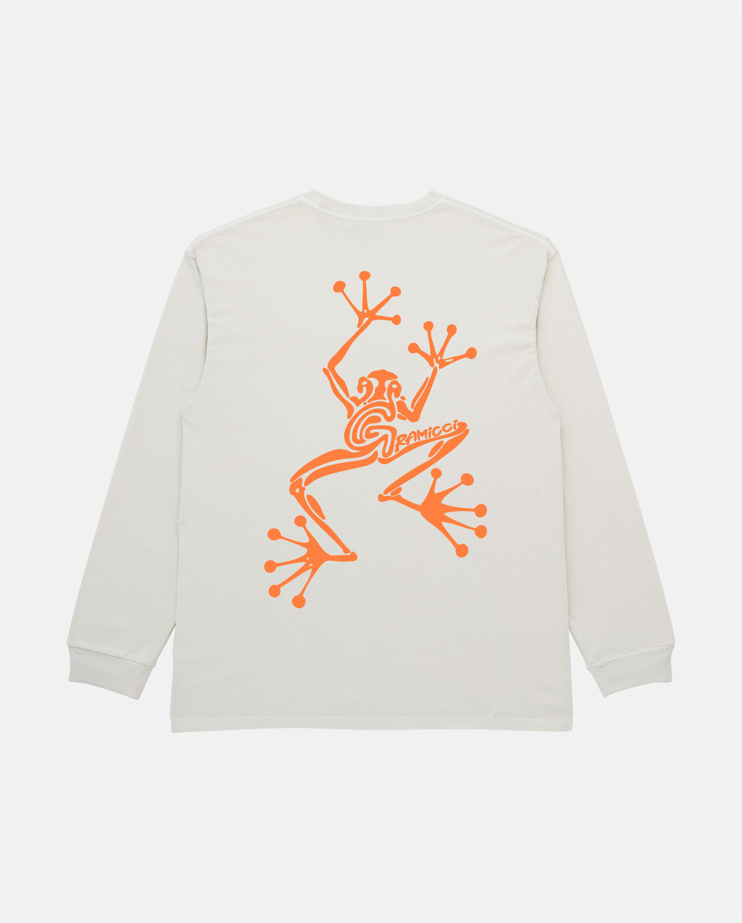 GRAMICCI｜STICKY HANDS L/S TEE "WHITE"