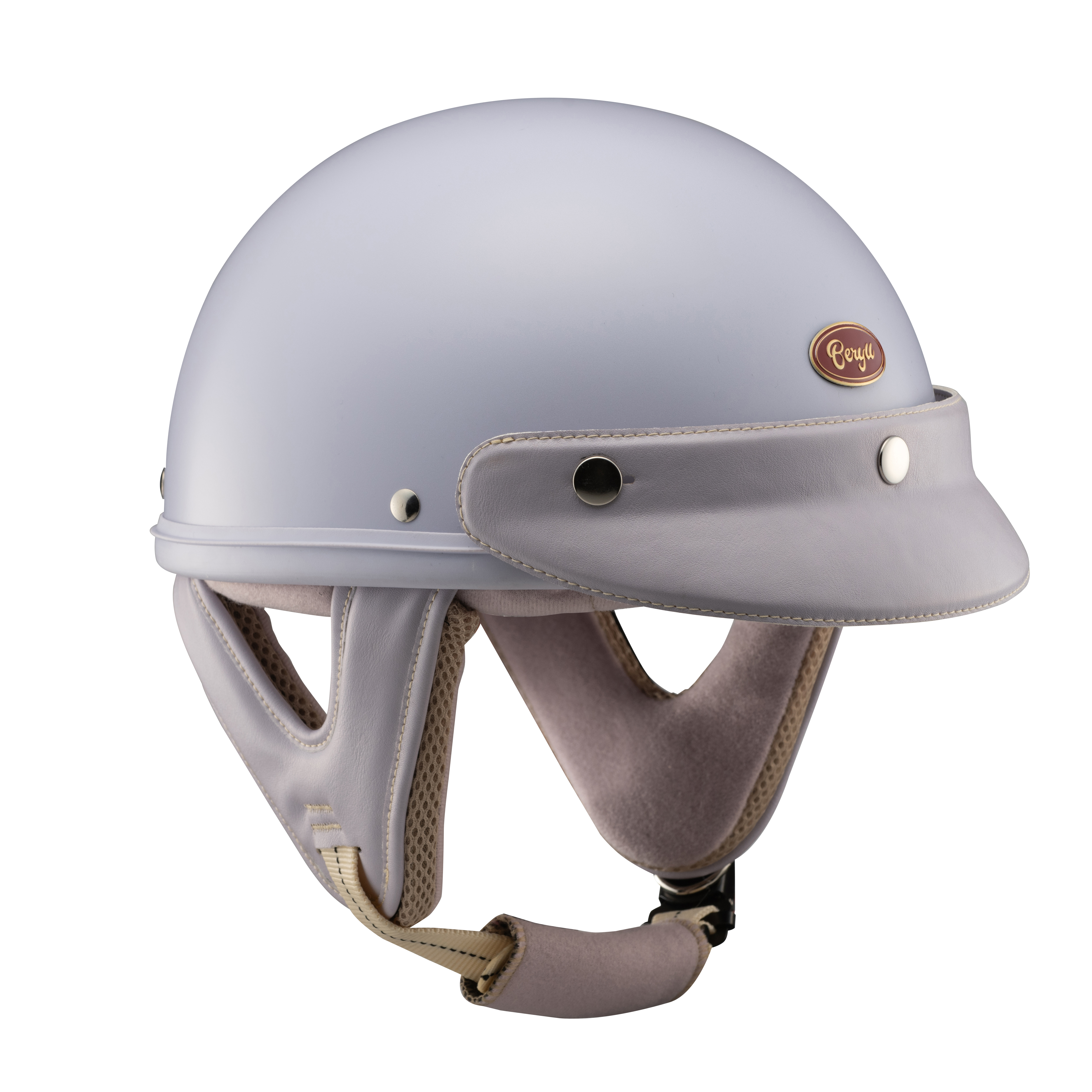 半罩 Beryll One Tone 啞光紫羅蘭 帽簷款