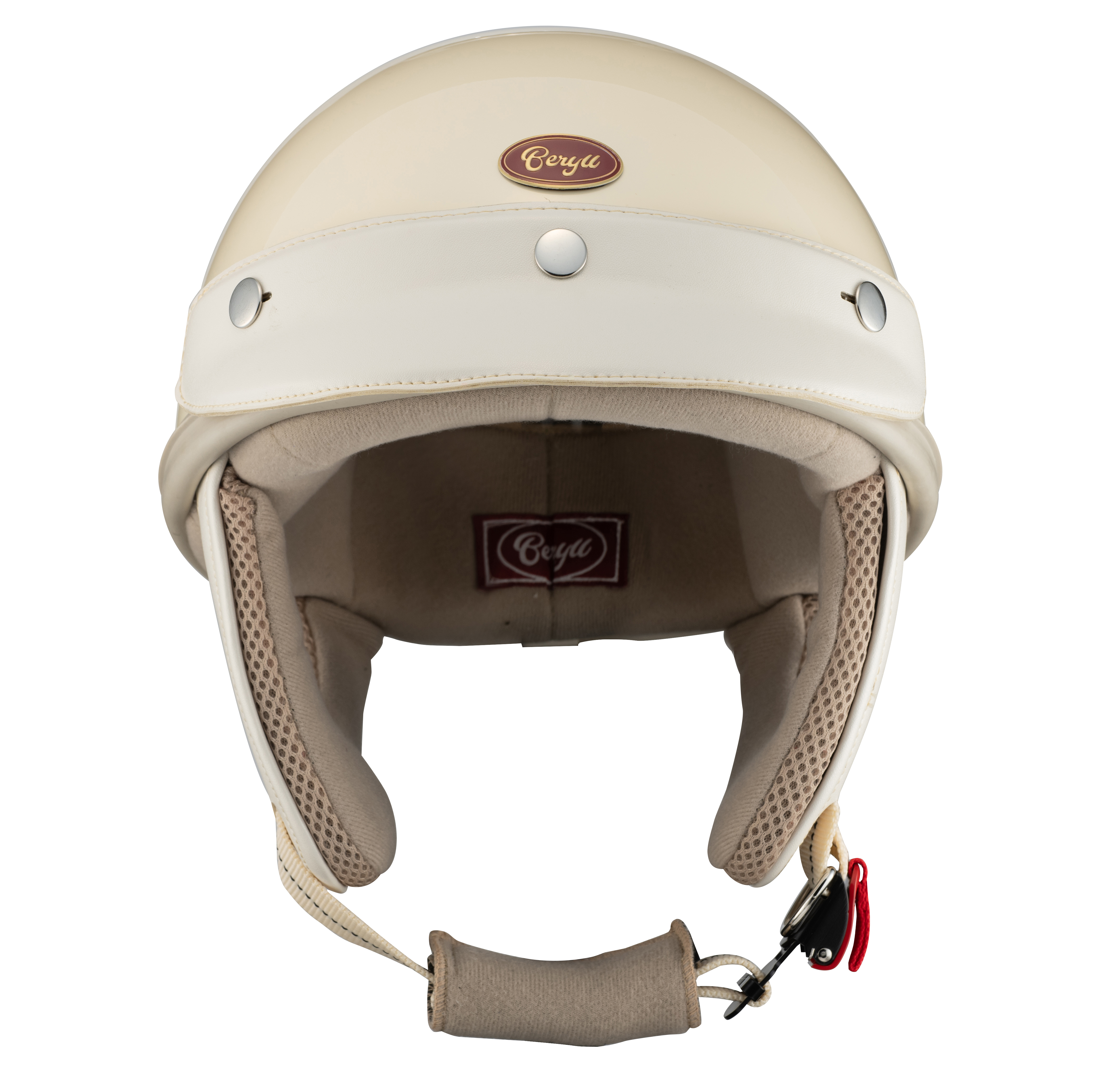 半罩 Beryll One Tone 奶白 帽簷款