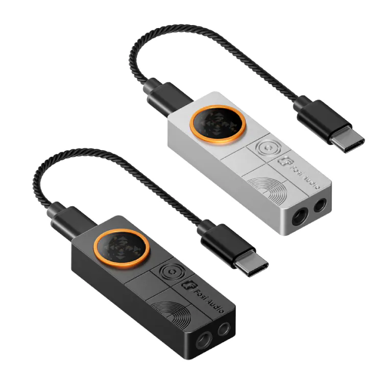 【ほぼ未使用】Fosi Audio DS3 USB DAC Fosi Audio DS3 Type C 隨身USB DAC 耳擴小尾巴3.5mm/4.4mm