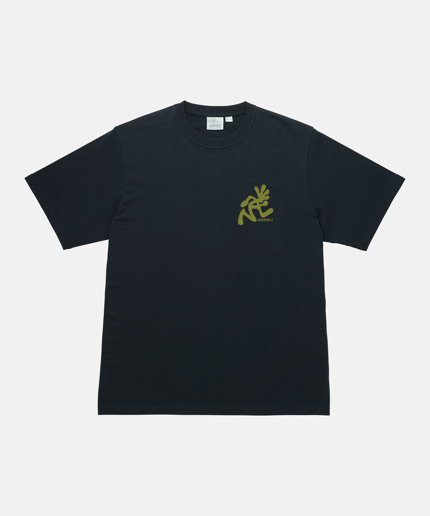 GRAMICCI｜RUNNING MAN TEE "VINTAGE BLACK"