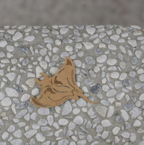 麥麥動物園 鬼蝠魟 紙雕書籤｜MARK TAIWAN 臺灣