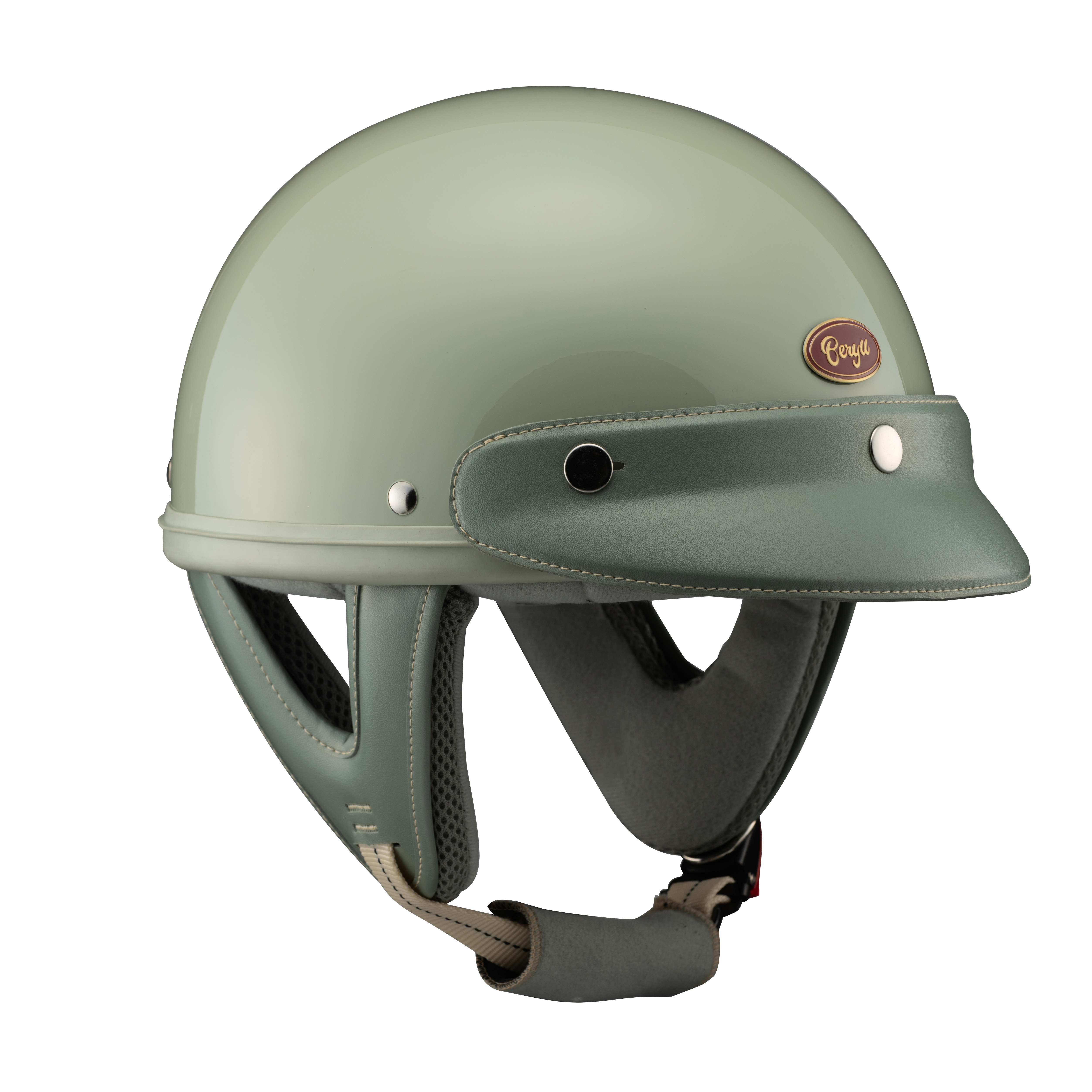 半罩 Beryll One Tone 牛油果綠 帽簷款