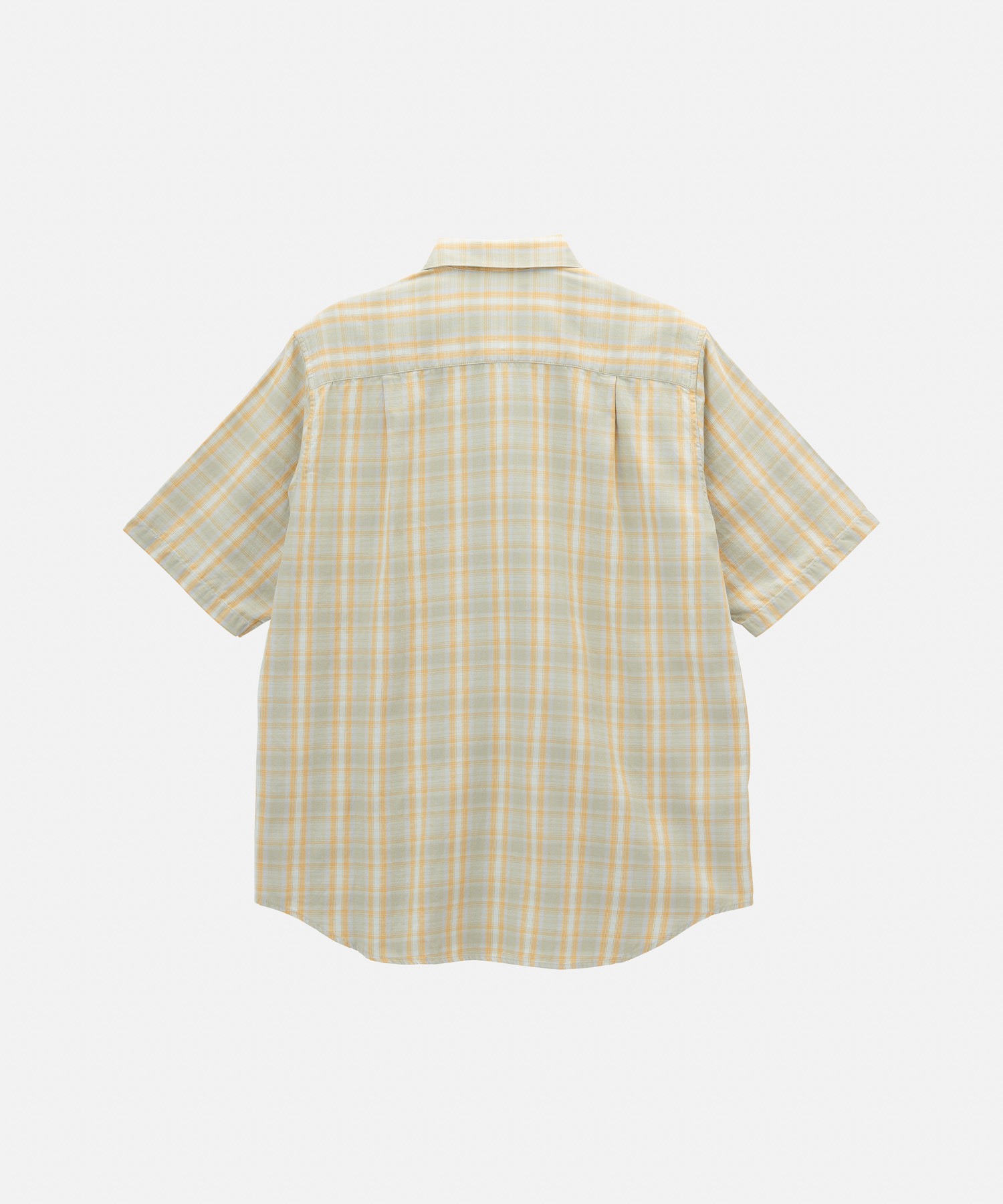 GRAMICCI｜S/S CHECKERED OMBRE SHIRT "MUSTARD"