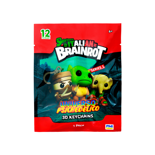 義大利腦腐怪獸鑰匙圈(隨機出貨)