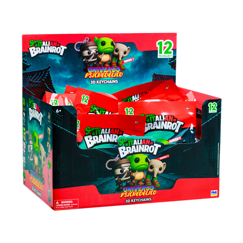 義大利腦腐怪獸鑰匙圈(隨機出貨)